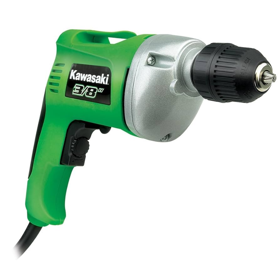 Kawasaki 840176 Green 5.8 Amp 3/8-Inch Variable Speed